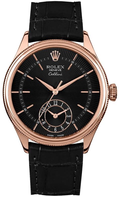 rolex cellini quadrante nero